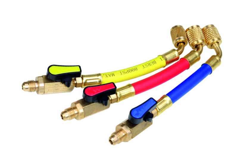 530-90262 - Ball Valve Hose Adapter Set (Red - Blue - yellow)