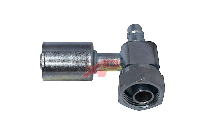 451-3130-1 - Block 90 Degrees Tube O-Ring Fitting For #10 Hose with R134a Port