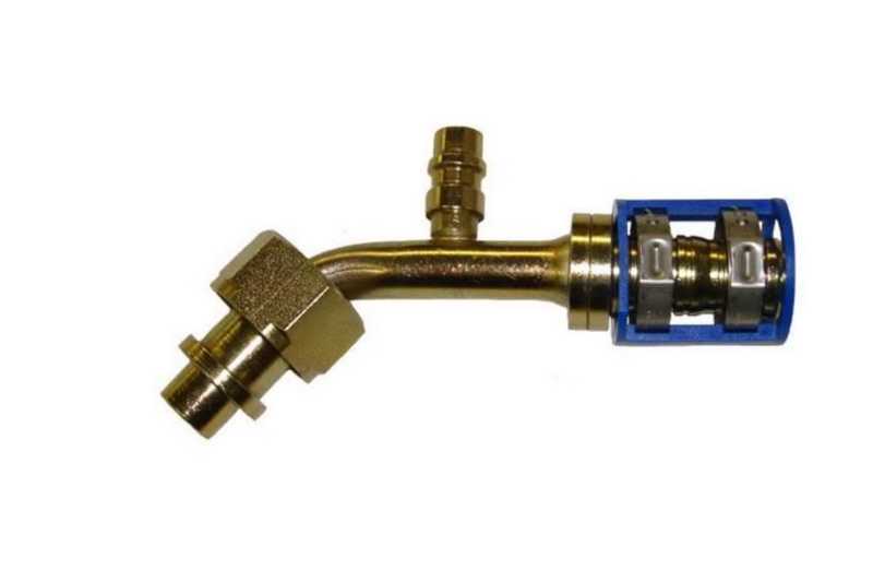 451-7134 - Burgaclip® 45 Degrees Tube-O Fitting For #10 Hose With R134 Port