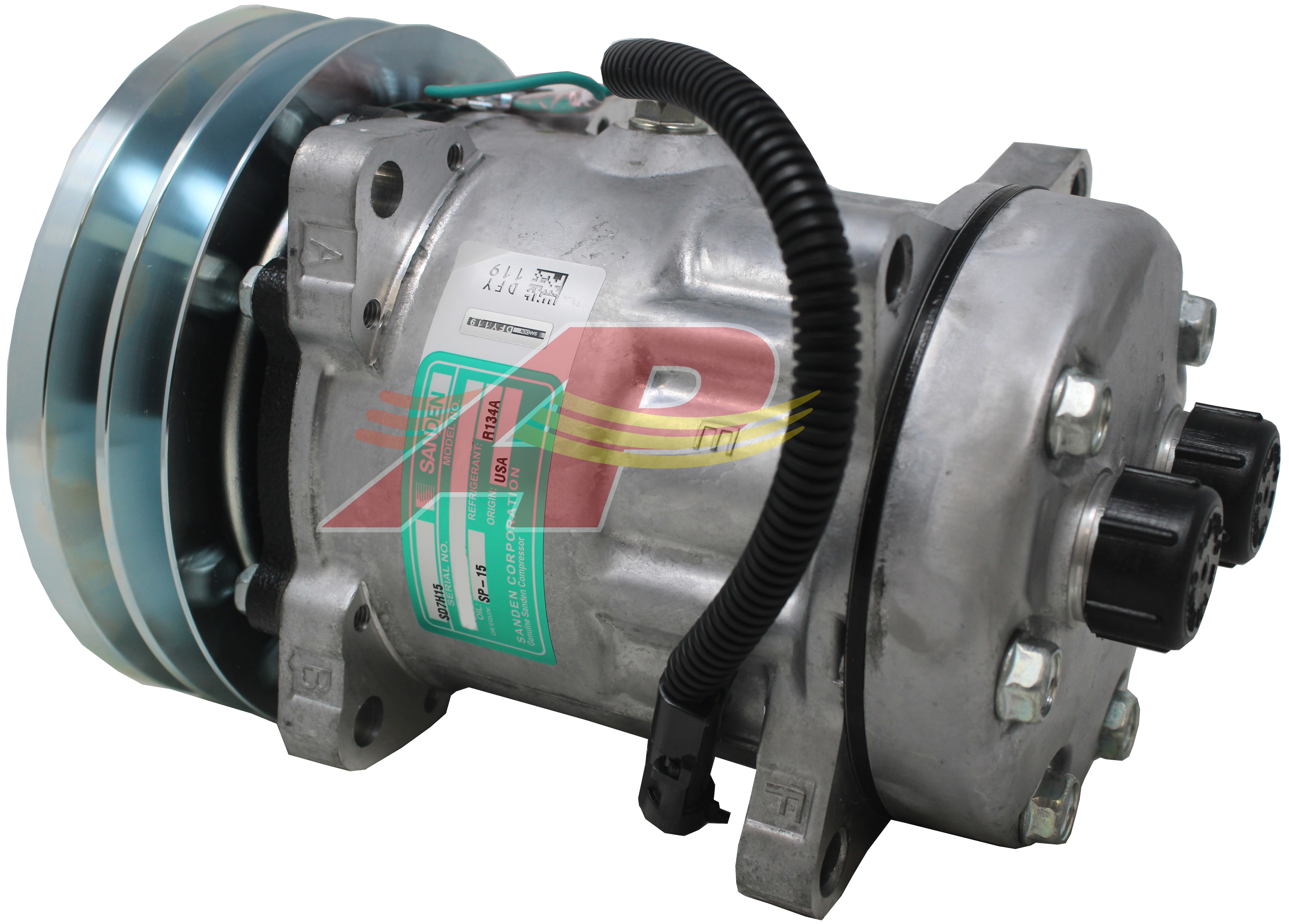 Compressor Original - Sanden SD7H15, 24v - 509-5604 - Air Conditioning Parts