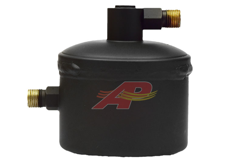 804-5352 - Receiver Drier - 101mm x 112mm - #6 Male O-Ring x #6 Male O-Ring 
