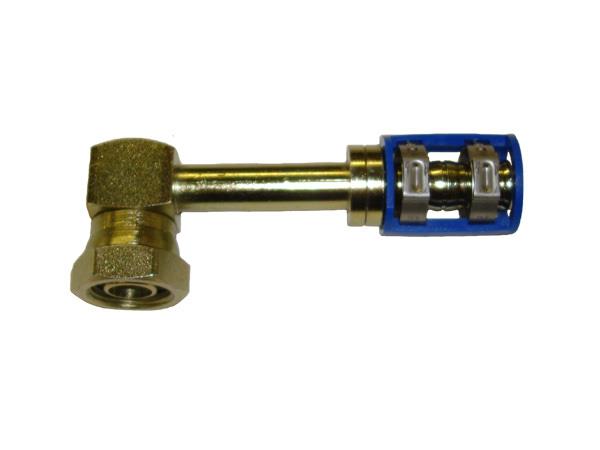 461-7135 - Burgaclip®, 90 degrés, femelle o-ring, type bloc, module 10