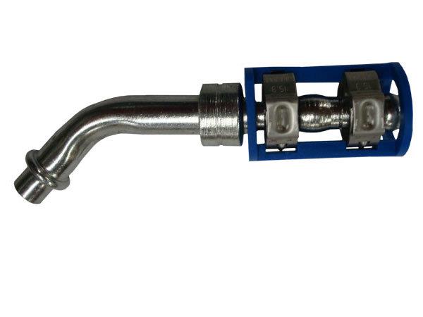 461-7030 - Burgaclip®, 45 degrés, à bride, module 6, pour tuyau module 6