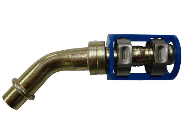 461-7031 - Burgaclip®, 45 degrés, à bride, module 8, pour tuyau module 8