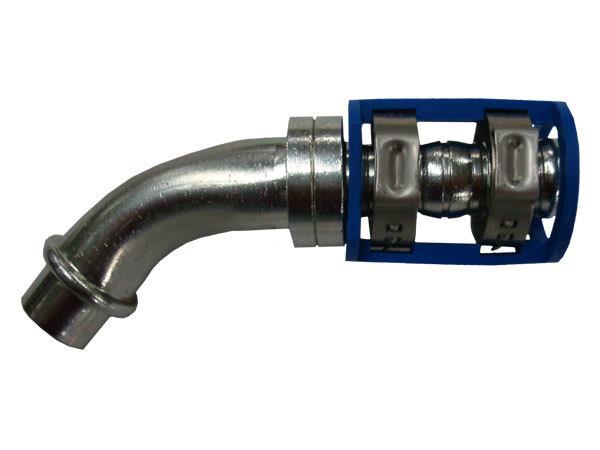 461-7032 - Burgaclip®, 45 degrés, à bride, module 10, pour tuyau module 10