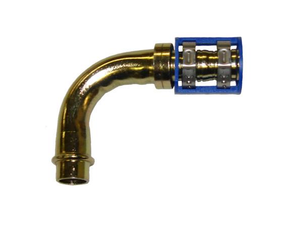 461-7036 - Burgaclip®, 90 degrés, module 12, à bride, pour tuyau module 12
