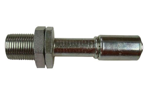 461-33120 - Droit, module 8, femelle o-ring avec prise de charge R134 de 16mm, raccord en acier, pour flexible à diamètre réduit