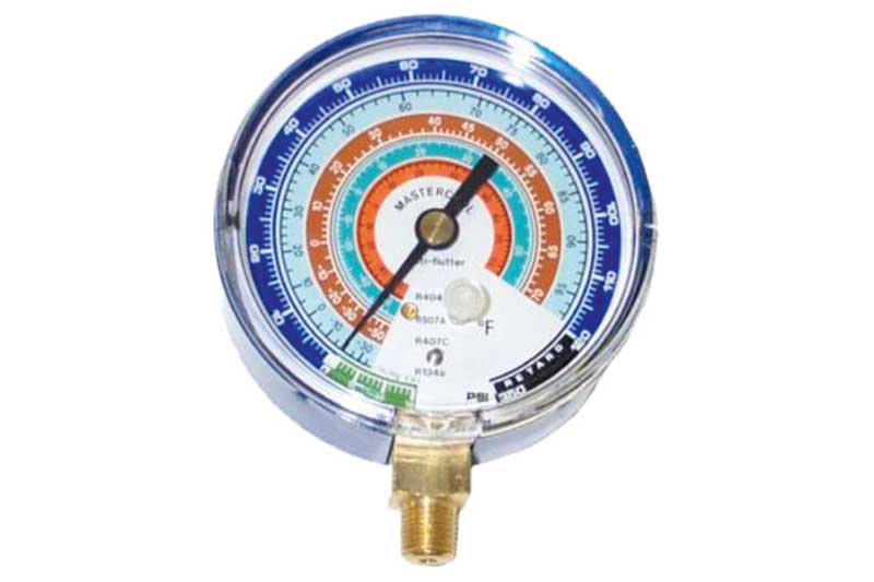 531-11798 - Low Pressure Gauge, R134a, R404A, R407C, R507A, R22