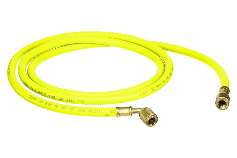 F41602 - 1/4" femelle x 1/4" femelle / Tuyau jaune / 60"- 150cm