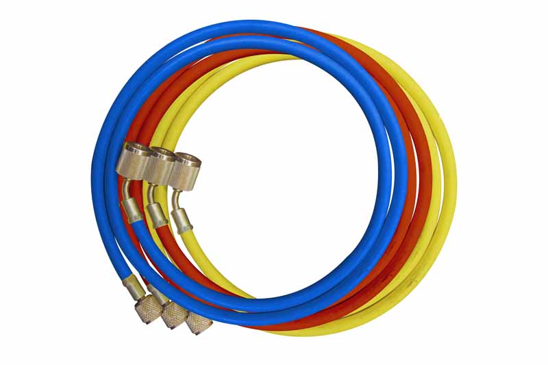 F45360 - 1/4"FF x 1/4"FF / Set of 3 Hoses / 60" - 150cm / With Shut-off
