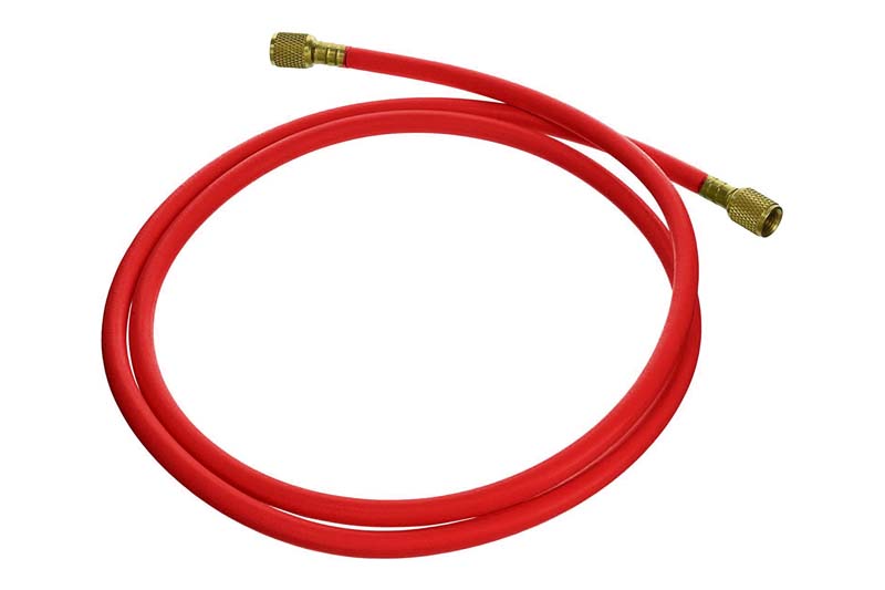 F6317 - 1/4" femelle x 1/4" femelle / Tuyau rouge / 72"- 180cm