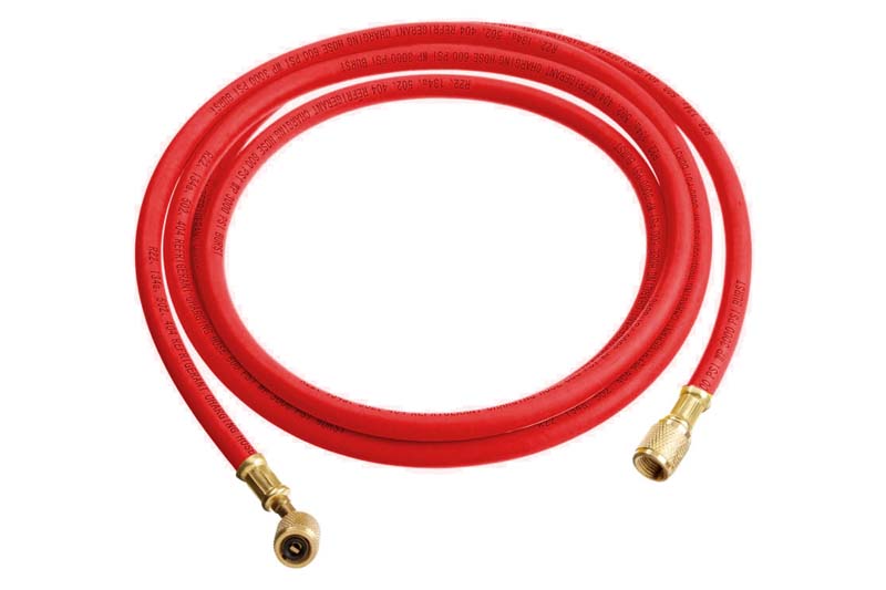 F6319 - 1/4" femelle x 1/4" femelle / Tuyau rouge / 96"- 250cm