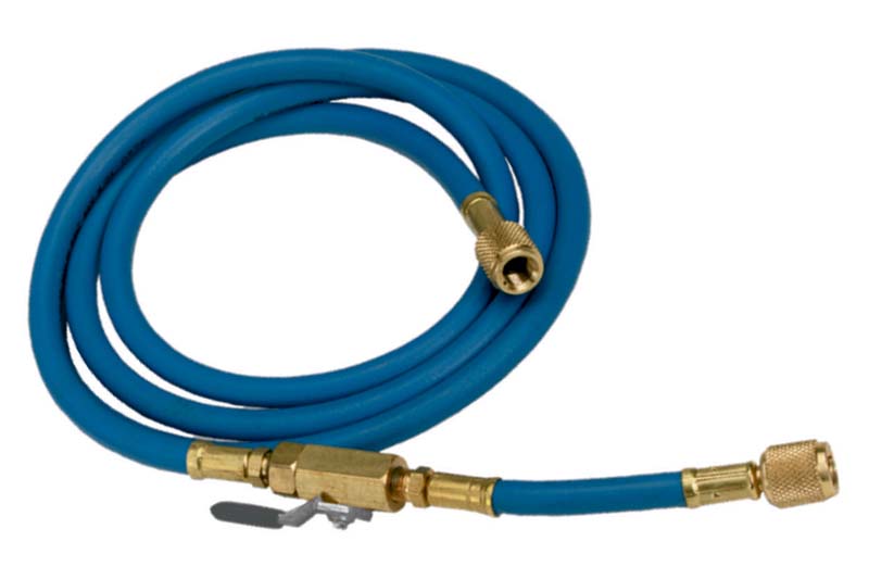 530-90263-60 - 1/4"FF x 1/4"FF / Blue Hose / 60" - 150cm / With Shut-off