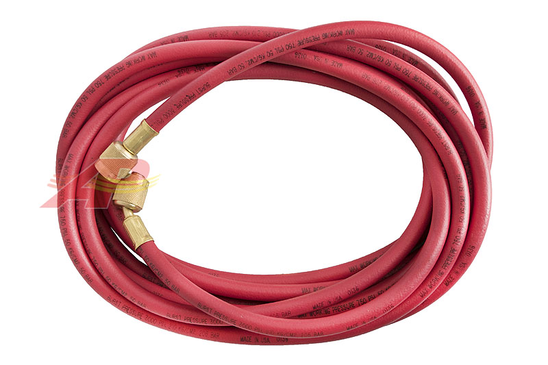 530-41963-200 - 1/4" femelle x 1/4" femelle / Tuyau rouge / 5 mètres / Extra-long