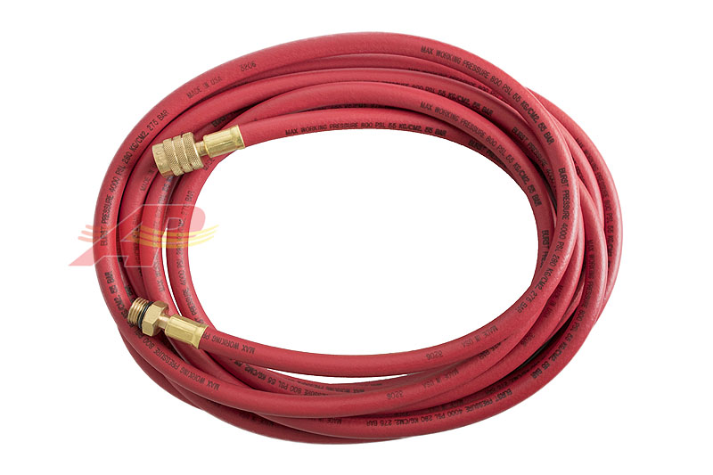 530-41963-235 - 1/2" ACME x 14mm Charging Hoses / Red Hose / 6 Meter / Extra-long