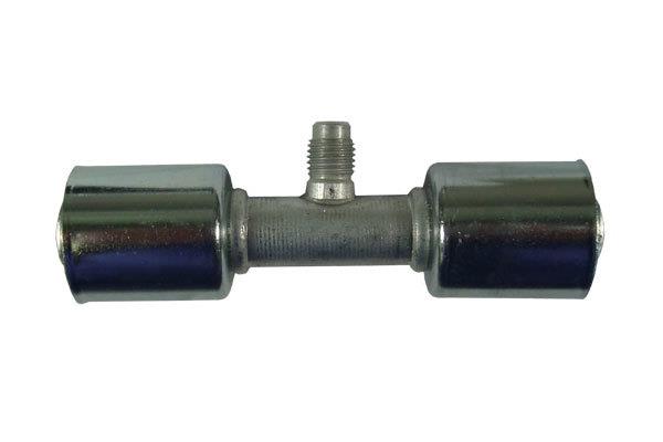 461-0815 - Manchon droit, # 12, avec prise de charge R12, aluminium