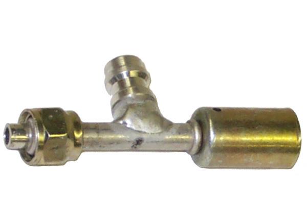 461-0926 - Droit, n° 8, femelle O-ring avec prise de charge R134a