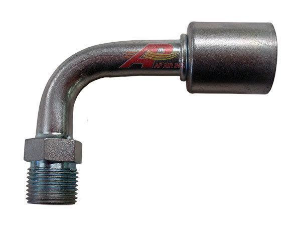 461-1763 - 90 Degree #10 Male Insert O-Ring to #12 Standard Hose