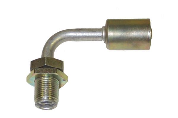 461-3122 - 90 Degree # 6 Beadlock Insert O-Ring Bulkhead Fitting