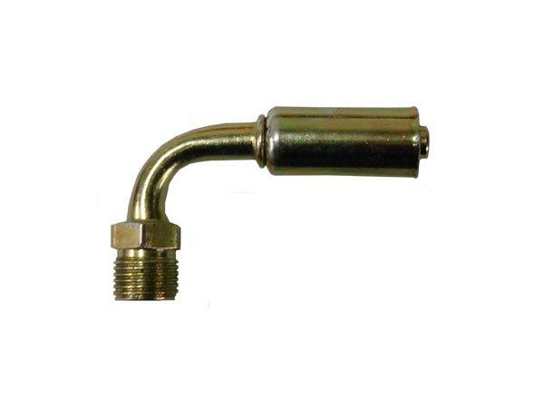 461-3557 - 90°, #6, raccord de type "insert mâle", pour tuyau N° 6 à diamètre extérieur réduit