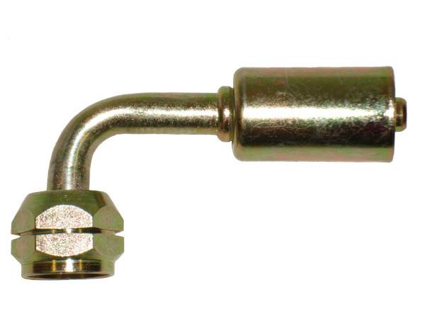 461-4533-2 - 90°, métrique M20 X 1.5 femelle o-ring avec pilote de 8.5mm, pour flexible module 6 de diamètre standard 
