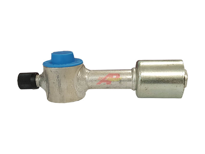 461-5604AL - Straight GM Aluminum Beadlock Service Fitting with No. 12 Hose Size and R12 Port