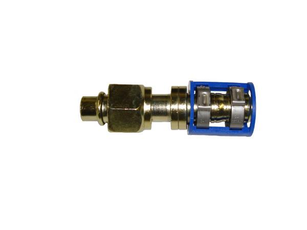461-7728 - Burgaclip®, Droit à epaulement, module 10 femelle o-ring pour tuyau module 12, pour flexible à diamètre réduit