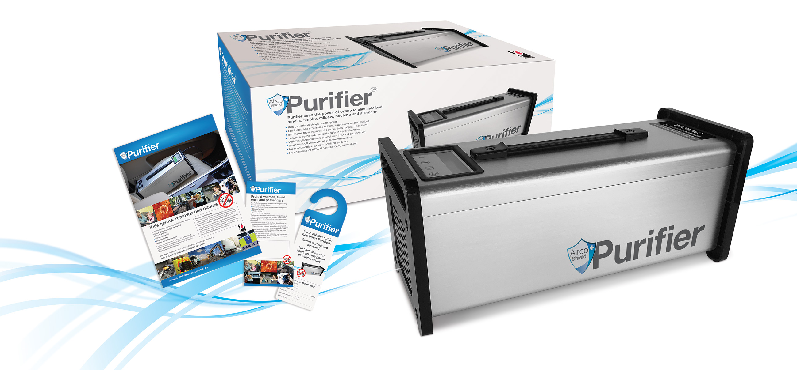 18-8011 - Purificateur - Générateur d'ozone - Tue virus, bactéries et élimine les mauvaises odeurs