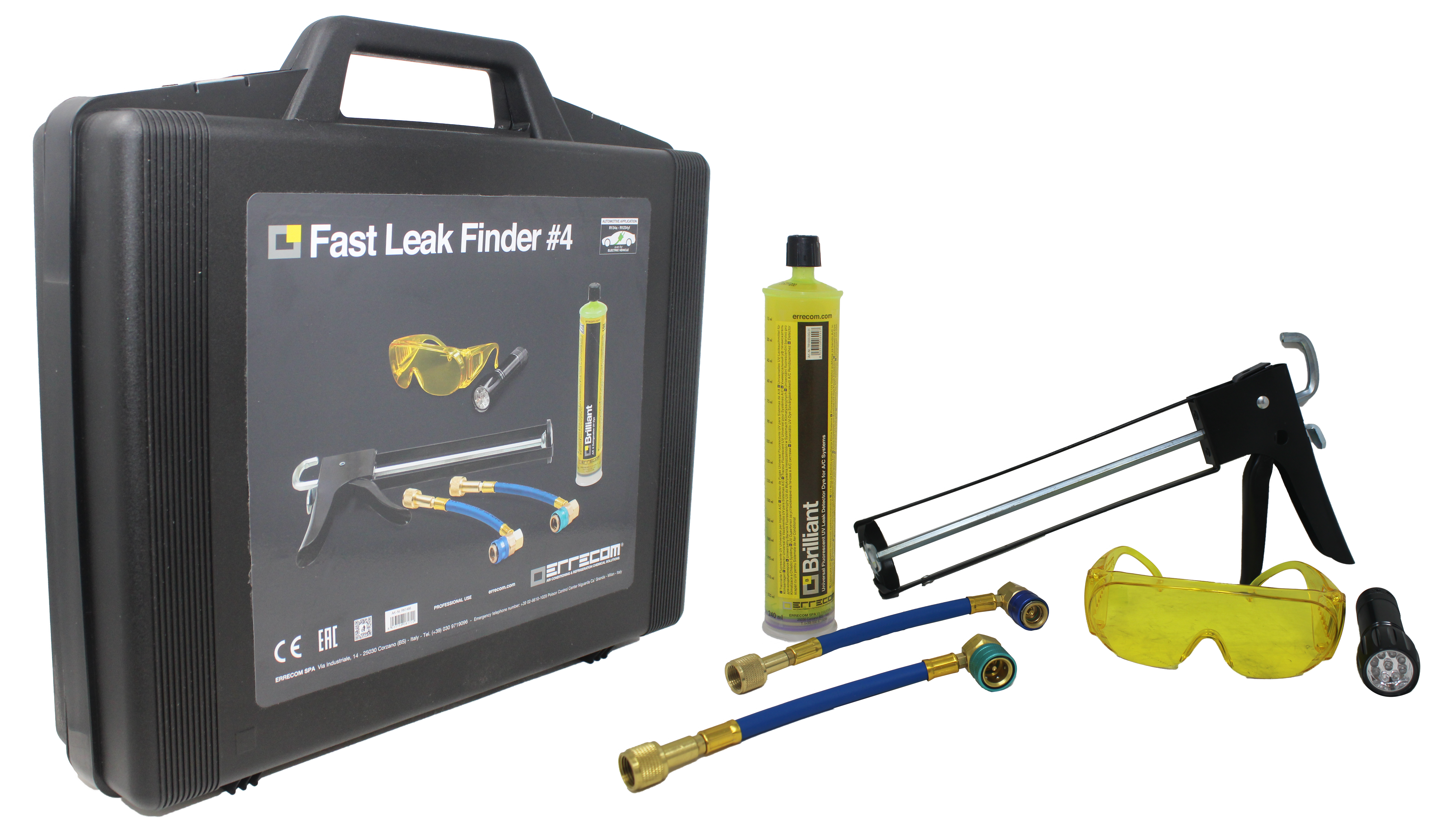 18-3020 - Easygun Leak Detection Kit, including Lamp & Glasses