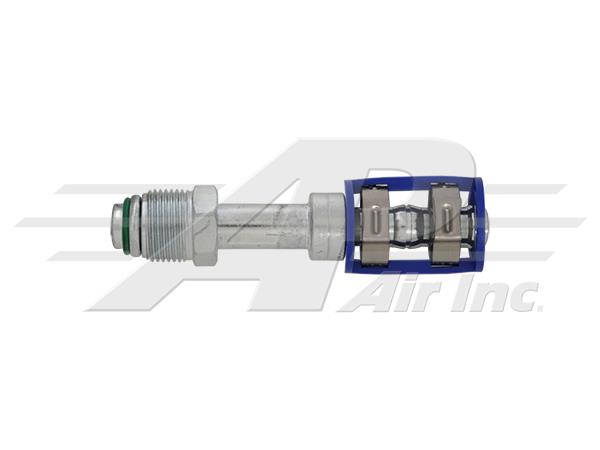 461-7742 - Burgaclip®, droit à epaulement, # 10 mâle o-ring pour tuyau # 12, pour flexible à diamètre réduit