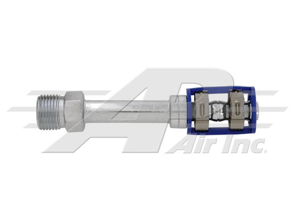 461-7757 - Burgaclip®, Droit à epaulement, module 10 raccord de type "insert mâle" pour tuyau module 12, pour flexible à diamètre réduit