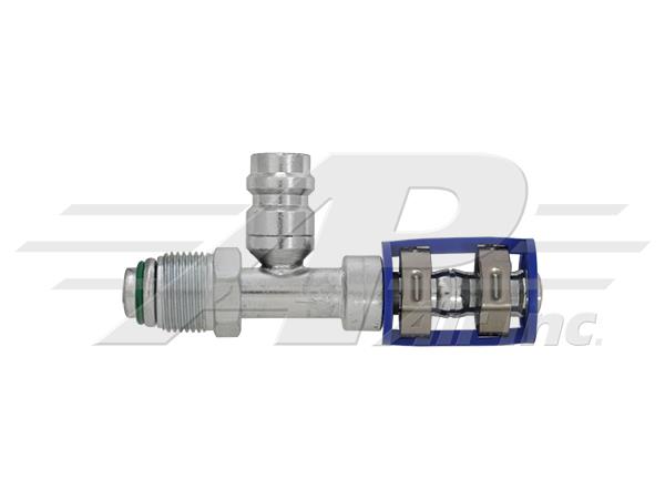 451-7940 - Burgaclip®, Straight Stepped, # 10 Male O-Ring to # 12, With Low Side R134 Port, For Reduced Diameter Hose
