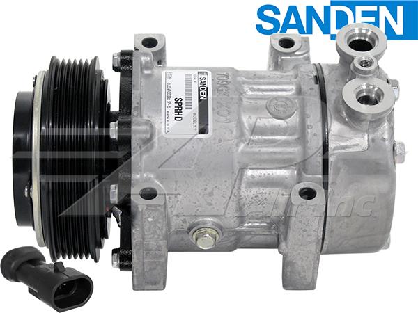 59-6416-24HD - Compressor Original - Sanden SD7H15SPHD, 24v