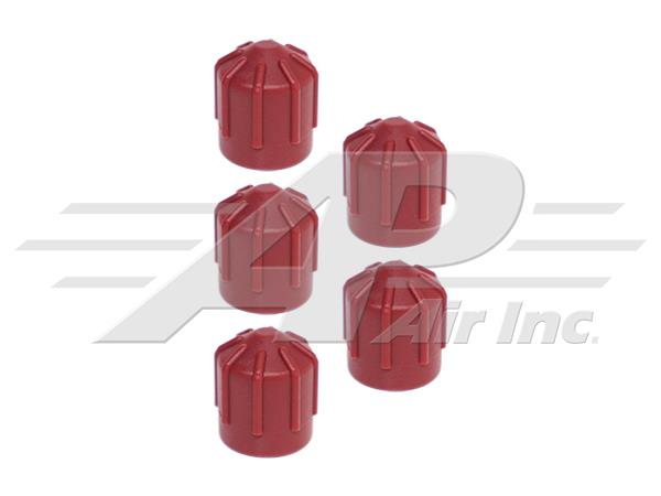 530-1019 - High Side Red Cap R134a, Aeroquip Type - 5 Pkg.