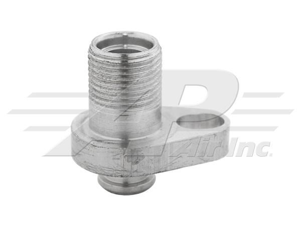 451-1112 - Adaptateur Denso 10PA15C, 10S15 and 10S17 bloc vers # 8 mâle Insert o-ring - Diamètre guide 15.40mm (*)