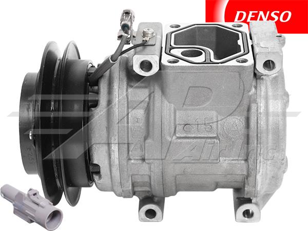 503-1227 - Original Klimakompressor (OEM) - Denso 10PA15C, Einzelkeilriemen, 12v