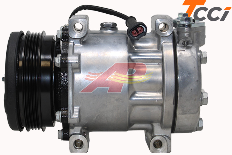 10-1320QP - Compresseur original, TCCI QUE QP7H15, 12v, R134a / R1234yf (*)