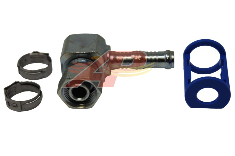 461-71331 - Burgaclip®, 90 Degree Block # 6 Female O-Ring