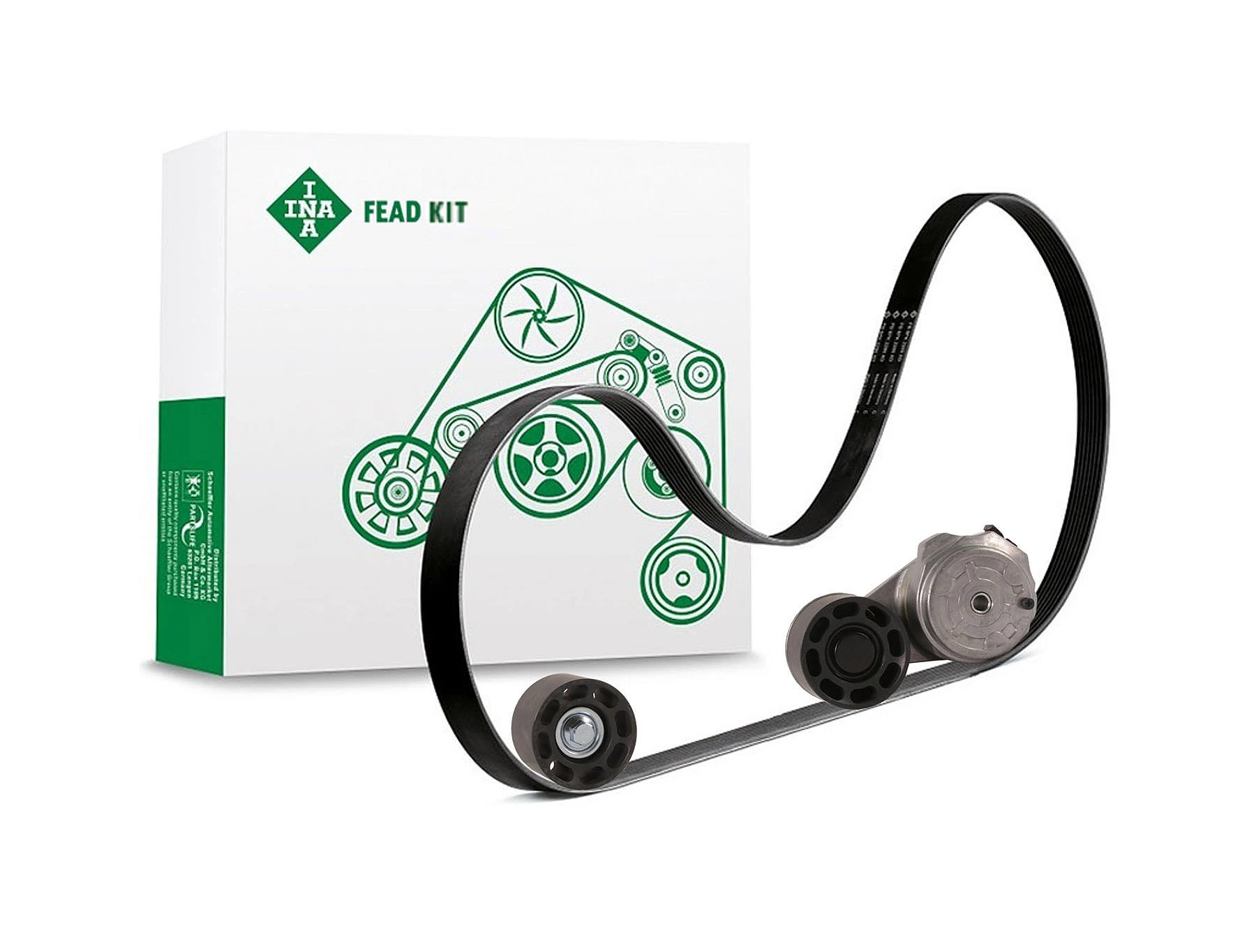 22-5179 - Kit courroie, Massey Ferguson, Poly-V10, longueur 1499 mm