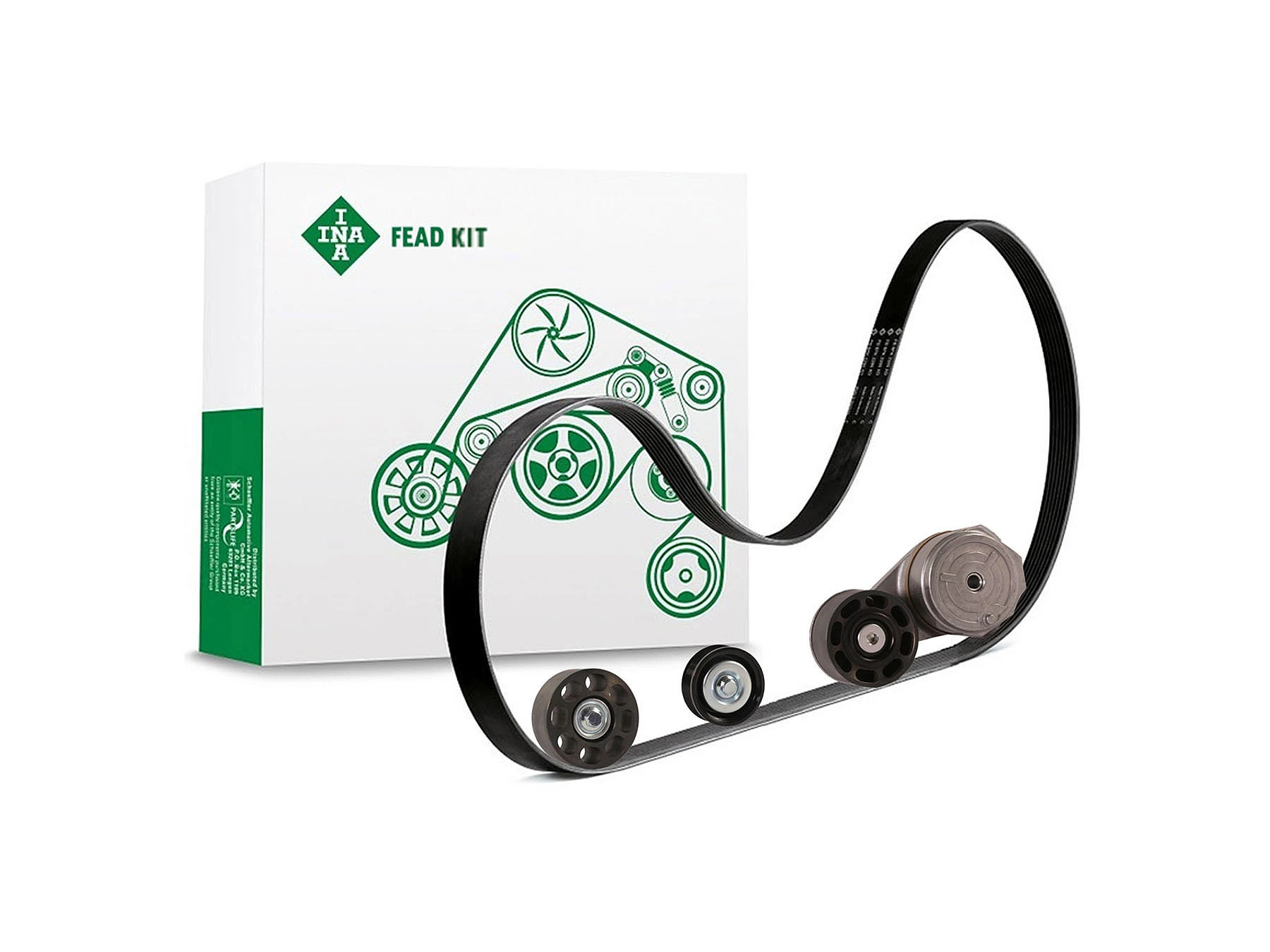 22-5177 - Kit courroie, Massey Ferguson, Poly-V6, longueur 1805 mm