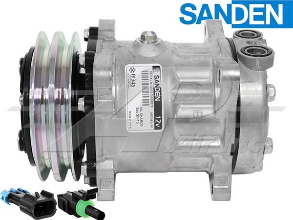 509-549 - Compressor Original - Sanden SD7H15, 12v