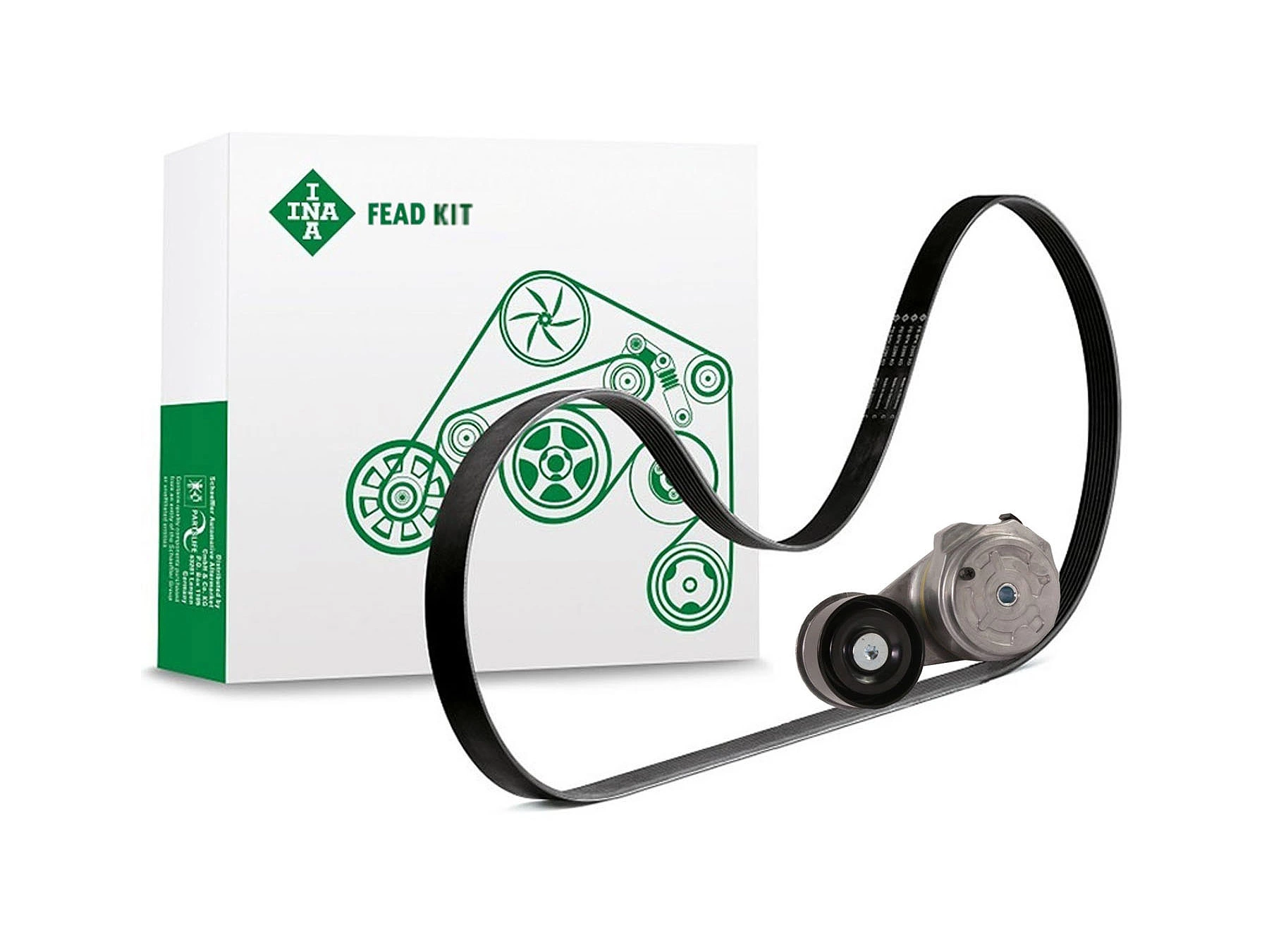 22-5180 - Belt Kit, Massey Ferguson, Poly-V6, Length 1172 mm