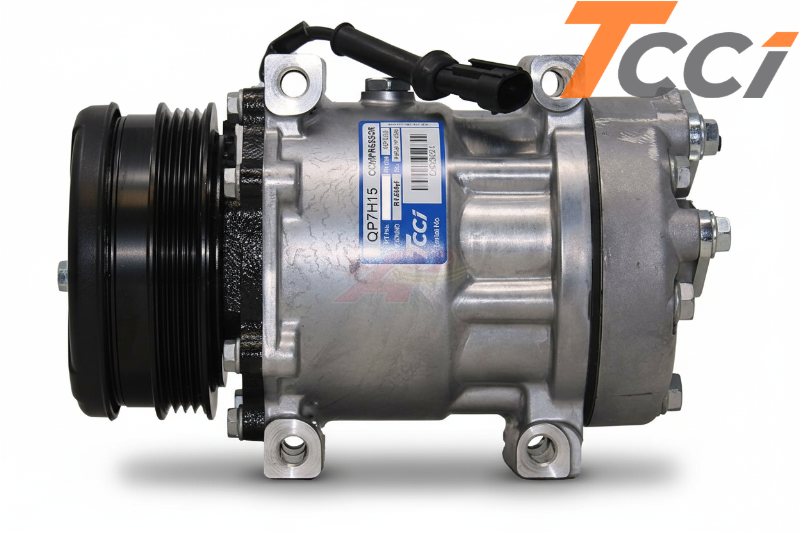 Compressor Original, TCCI QUE QP7H15, 12v, R134a / R1234yf