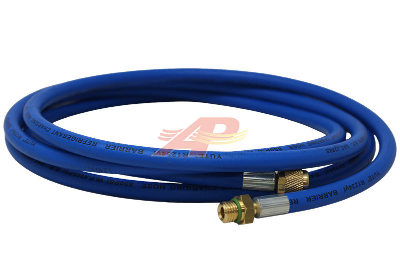 18-6157 - 1/4"FF x R1234yf Male / 3 Meter / Blue Hose