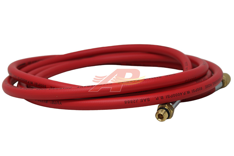 18-6158 - 1/4"FF x R1234yf Male / 3 Meter / Red Hose