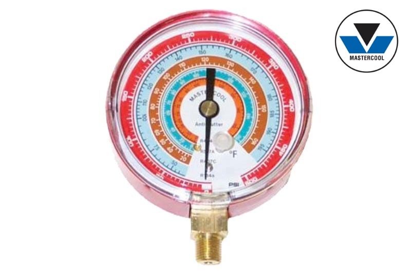 531-11799 - Mastercool Jauge haute pression, R134a, R404A, R407C, R507A, R22