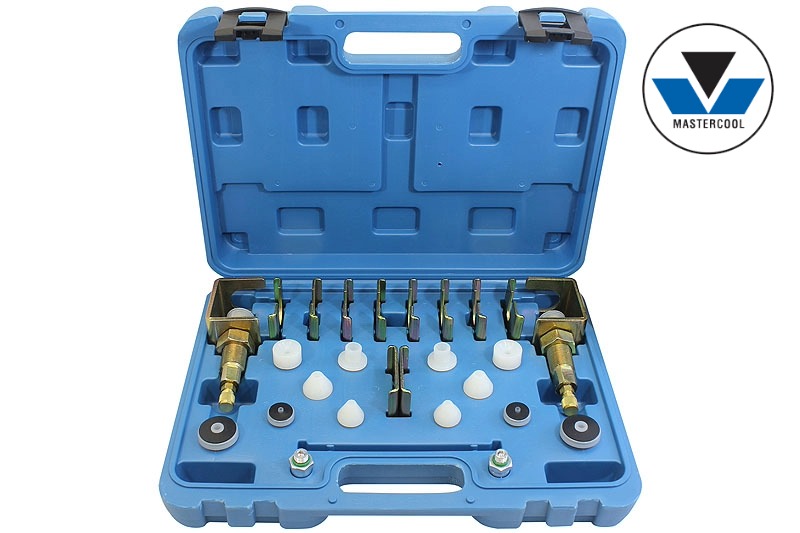530-69925 - Mastercool kit avec multiples adaptateurs de rinçage et de détection de fuites pour unité de rinçage