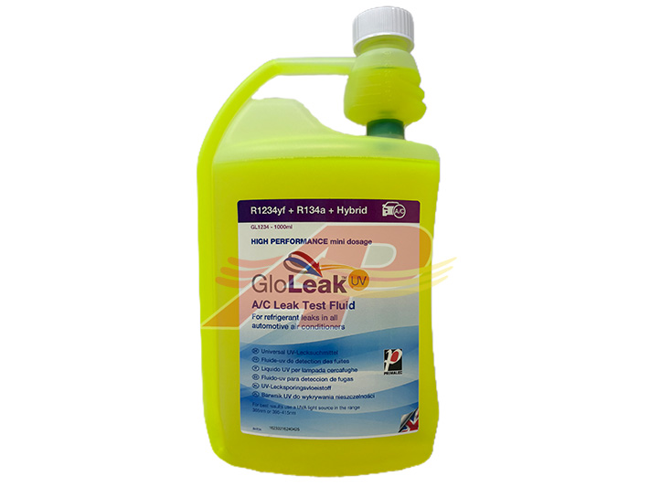 19-2004-1L - Brilliant, colorant fluorescent UV pour la détection de fuites pour systèmes de climatisation et de réfrigération, 1 litre.